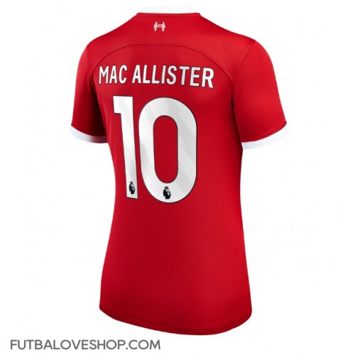 Dres Liverpool Alexis Mac Allister #10 Domáci pre Ženy 2023-24 Krátky Rukáv